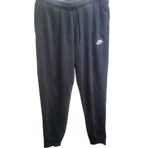 Nike Pants Men Black Sweatpants Joggers Athletic Training‎ Drawstring Large